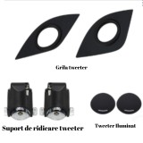 Tweetere rotative iluminate dedicate Audi Q5 80A 2018-2023, RGB Acrilice 3 in 1 Statice cu efect RGB, Control din Aplicatie Bluetooth