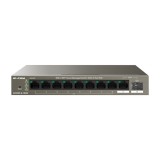 Switch 8 porturi PoE, 1 port RJ45, 1 port SFP, Gigabit, Cloud Management - IP-COM G2210P-8-102W SafetyGuard Surveillance