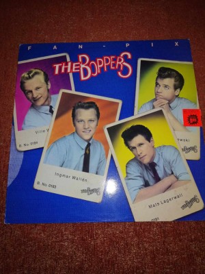The Boppers Fan Pix SOS 1980 Suedia vinil vinyl Rock&amp;rsquo;n&amp;rsquo;Roll NM foto