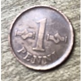 MNDSTR053 Finlanda (curatata) 1 penni 1963