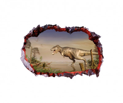 Sticker decorativ cu Dinozauri, 85 cm, 4220ST-1 foto