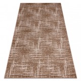 Covor MEFE modern 9401 Linii vintage - structural două niveluri de l&acirc;nă bej / maro, 140x190 cm
