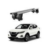 Cumpara ieftin Bare transversale portbagaj auto aluminiu compatibile plafon neted Nissan Qashqai J11 2017-2021 argintii sau negre