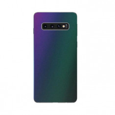 Set Folii Skin Acoperire 360 Compatibile cu Samsung Galaxy S10 (Set 2) - ApcGsm Wraps Chameleon Purple/Blue