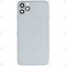 Capac baterie incl. rama (fara logo) argintiu mat pentru iPhone 11 Pro Max