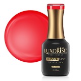 Cumpara ieftin Rubber Base LUXORISE Signature Collection - Scarlet Lips 15ml