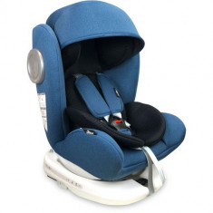 Scaun Auto Rotativ 360 Grade Lusso cu Isofix, 0-36 kg Blue&amp;amp;Black foto