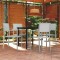 vidaXL Set de mobilier de grădină, 5 piese, alb 3099258
