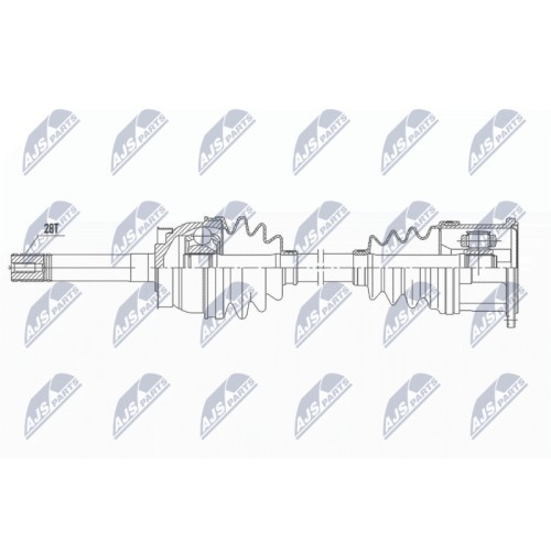 Planetara Nissan Pick Up, Navara D22 2.5d, 2.5td, 2.5dci 192005, D21 2.5d, 2.5td 191997, Np300 2.5dci 4wd 20, Fata, Stanga, Dreapta, CV Manuala, CV