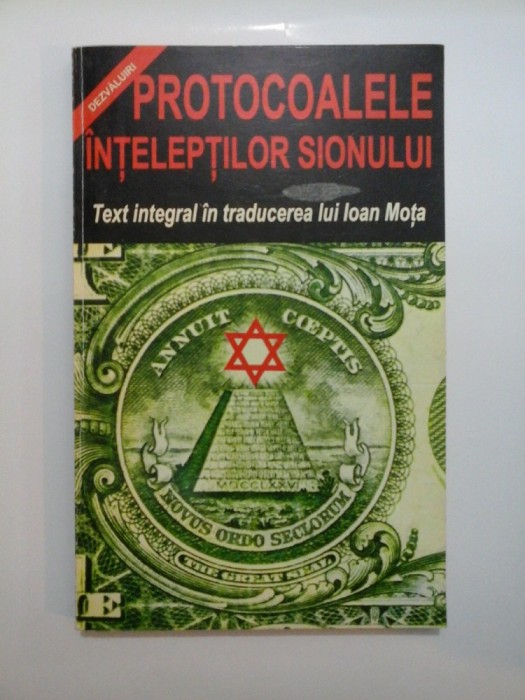 PROTOCOALELE INTELEPTILOR SIONULUI - Text integral in traducerea lui Ioan Mota
