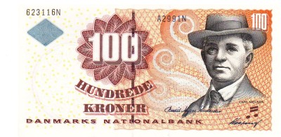 Danemarca 100 Korun 2002 P-61a aUNC foto