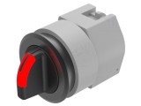Comutator Rotativ EAO 30mm 3 Poziții Negru/Argintiu LED BA9S 704.403.018I