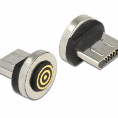 Adaptor magnetic incarcare + transfer date micro USB-B pentru 85723/85724, Delock 65932