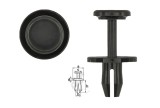 Clema, clips fixare plastic Citroen C2, C3, C3, C4 Picasso, C5, C6, Jumpy; Peugeot 1007, 308, 407, Expert; Porsche 911, Boxster, Boxster, Cayman,