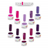 10 bucăți Gel UV colorat - Violet