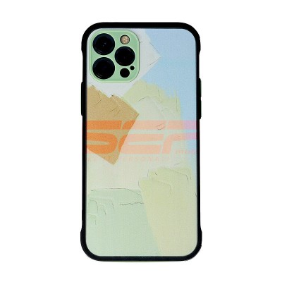 Toc TPU+PC Watercolor Apple Iphone 11 Green foto