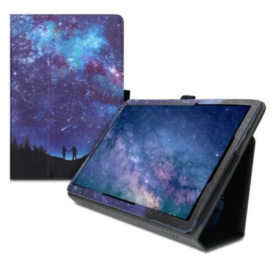 Husa pentru Huawei MediaPad T5, Piele ecologica, Multicolor, 46111.15 foto