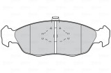 VALEO 301074 FIRST set placute frana,frana disc