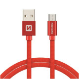 Cumpara ieftin Cablu Date Micro Usb Swissten Textil 1.2m Rosu