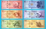 Siria SET 6x (pick 119+120+121+122+123+124) 10,25,50,100,200,500 Pounds 2025 UNC; Seria completă 2025: &bdquo;Produse agricole&rdquo;