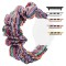 Curea textila elastica, compatibila Apple Watch 9|8|7|6|5|4|3|2|1 Series, 41mm|40mm|38mm, Scrunchies 18