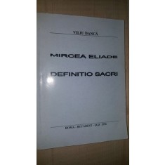 Definitio sacri- Mircea Eliade