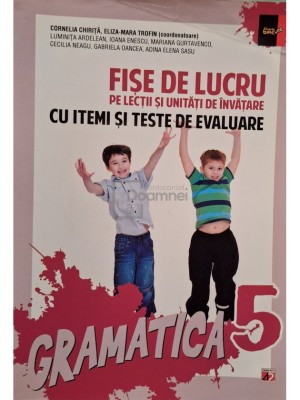 Cornelia Chirita(coord.) - Gramatica: fise de lucru pe lectii si unitati de invatare, clasa a V-a (Editia: 2014) foto