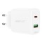 &Icirc;ncărcător de perete Acefast USB tip C / USB 20W, PPS, PD, QC 3.0, AFC, FCP, alb (A25-white)