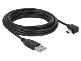 Cablu USB 2.0 DELOCK 82684 USB A la USB B Mini 90&deg; St&acirc;nga/Dreapta