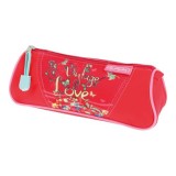 Necessaire triunghiular, motiv vintage love