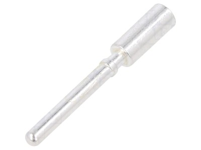 Conector pin tată argintat foto