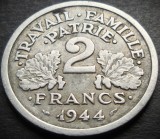 Cumpara ieftin Moneda istorica 2 FRANCI - FRANTA, anul 1944 * cod 3901, Europa