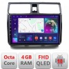 Navigatie Suzuki Swift 2003-2010 B-SWIFT Android Ecran QLED octa core 4+64 carplay android auto KIT-SWIFT+EDT-E310V3 CarStore Technology