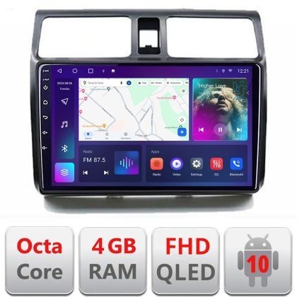 Navigatie Suzuki Swift 2003-2010 B-SWIFT Android Ecran QLED octa core 4+64 carplay android auto KIT-SWIFT+EDT-E310V3 CarStore Technology