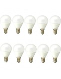 Set 10 Becuri Led E14 4W Lumina calda DLF 3041, Calda (2000 - 3499 K)