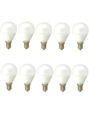 Set 10 Becuri Led E14 4W Lumina calda DLF 3041