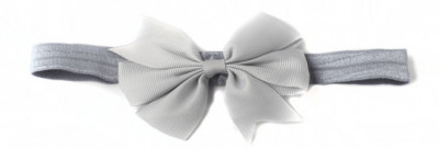 Grey Bow Tie fata papion copil foto