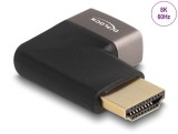 Adaptor metalic HDMI 8K60Hz T-M unghi 90 grade dreapta, Delock 60084