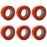 Cumpara ieftin Set 6 benzi mascare pentru suprafete rugoase, portocalie, 48 mm x 50 m, protectie beton, caramida, tencuieli si vopsea decorativa la exterior, reziste