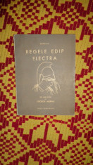 regele edip ( regele oedip ) . electra an 1943/174pag- sofocle foto