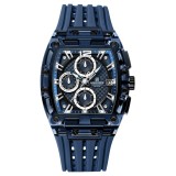 Ceas barbatesc de mana Naviforce Quartz Analog Stil Militar Army Casual Fashion Albastru