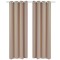 Draperii opace cu inele metalice, 2 buc., crem, 135 x 245 cm 130373