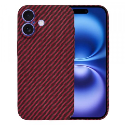 Husa pentru Apple iPhone 16, Techsuit, Carbonite FiberShell, Rosie foto