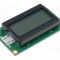 Afișaj LCD alfanumeric FSTN 8x2 galben LED RAYSTAR OPTRONICS