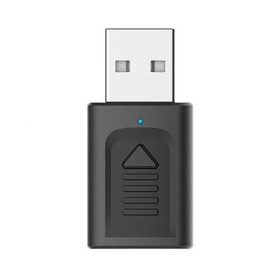 Transmitator receptor audio 4 in 1 Techstar&amp;reg; M135, Bluetooth 5.0, Port USB, AUX 3.5 mm, Compatibil Home TV sau Auto, Negru foto