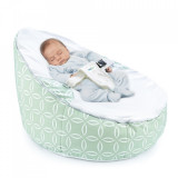 Fotoliu pentru bebelusi cu ham de siguranta BabyJem Baby Bean Bed (Culoare: