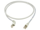 Patch cord S/FTP Cat 6a 1m TELEG&Auml;RTNER - Cu, LSZH, gri