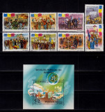 RO 1990 LP 1242+1243 &quot;Revolutia Populara din Romania &quot;, serie +colita 263 , MNH