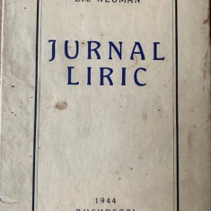 Em.(Emanuel) Neuman Jurnal liric,versuri 1944 princeps