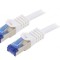 Patch Cord S/FTP Cat 6a Alb 1.5m LSZH